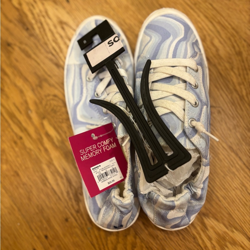 SO Redwood Sneakers Kohls Blue Patterned Shoes